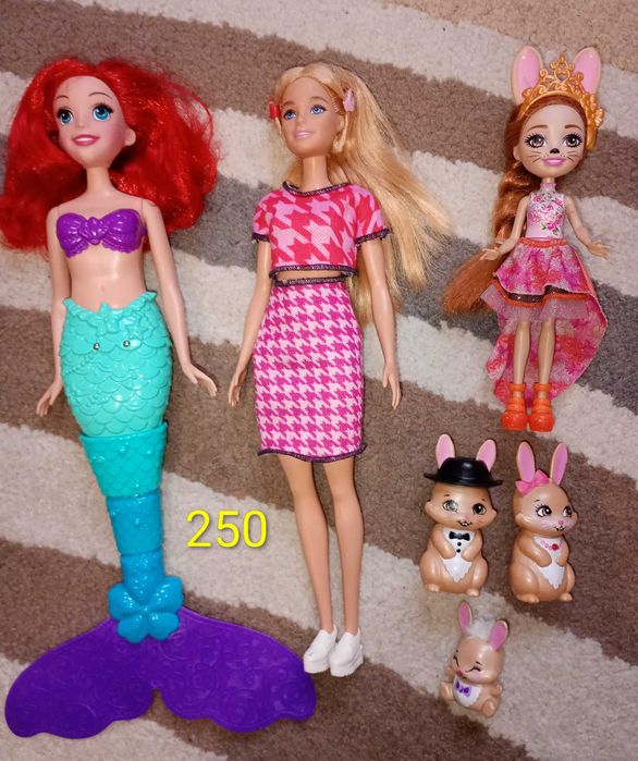 Куколки Маттел Барби, Рапунцель, Cave club,Bratz