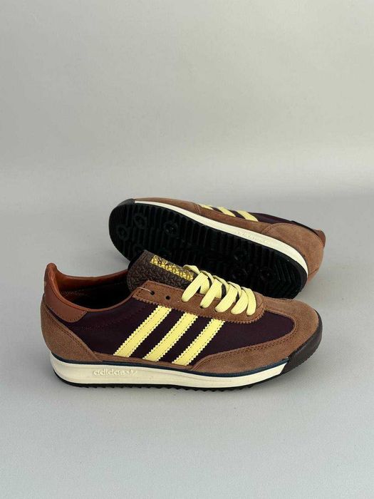 Кроссовки женские Adidas SL 72 OG Maroon Preloved Brown кросівки
