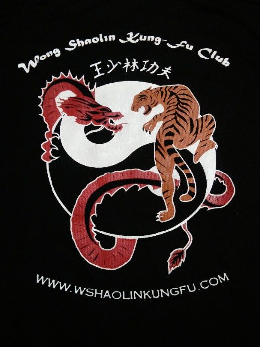 Шаолинь Кунг Фу Клуб Тигр и Дракон Инь Янь футболка