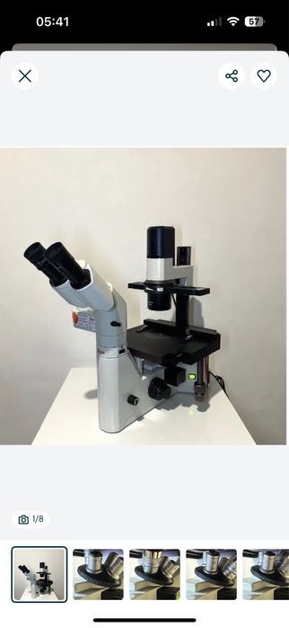 Mikroskop odwrócony Leica DM IL led