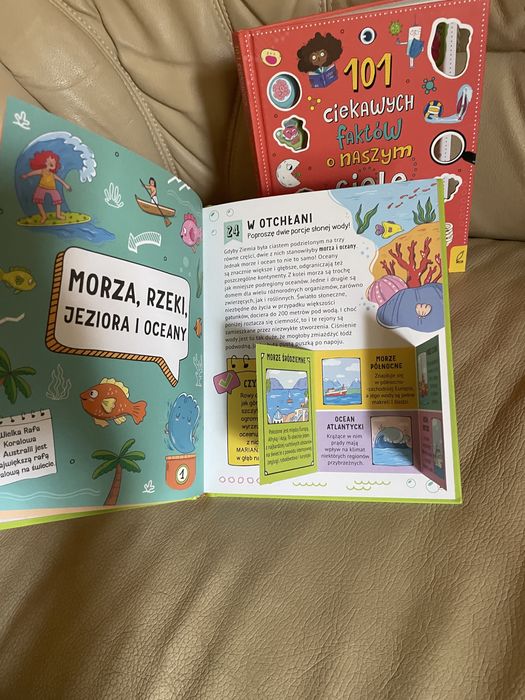 książeczki z okienkami klapkami 101 ciekawych faktów o ciele planecie