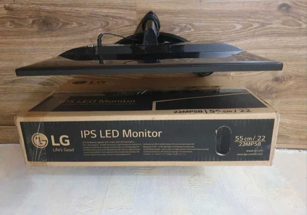 Full HD Монітор 22" LG 22MP58D 5ms (DVI +VGA) IPS 1920x1080