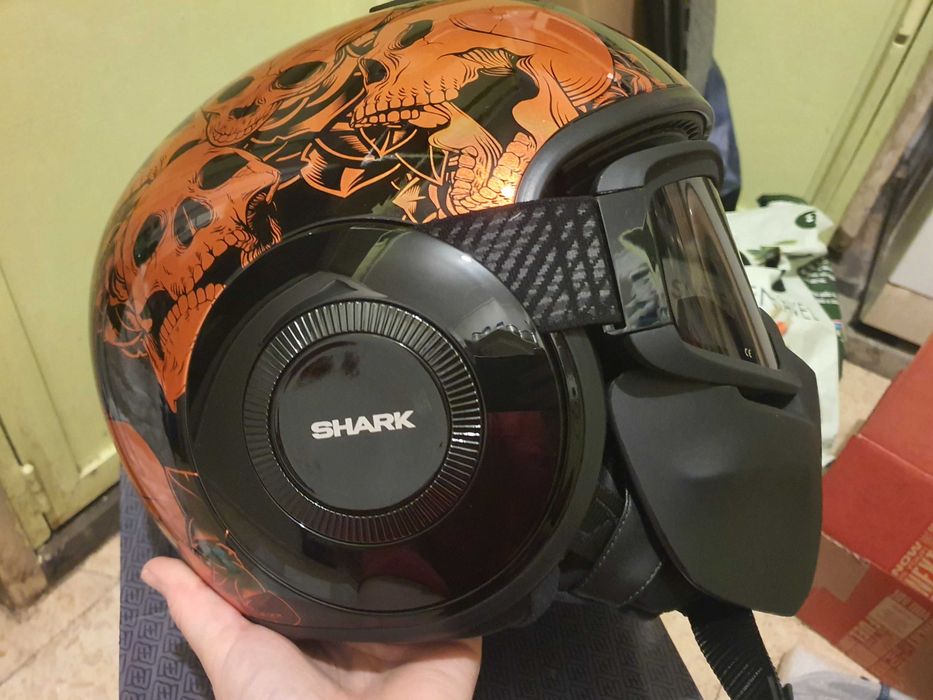 Espectacular Capacete Shark Sanctus tamanho S