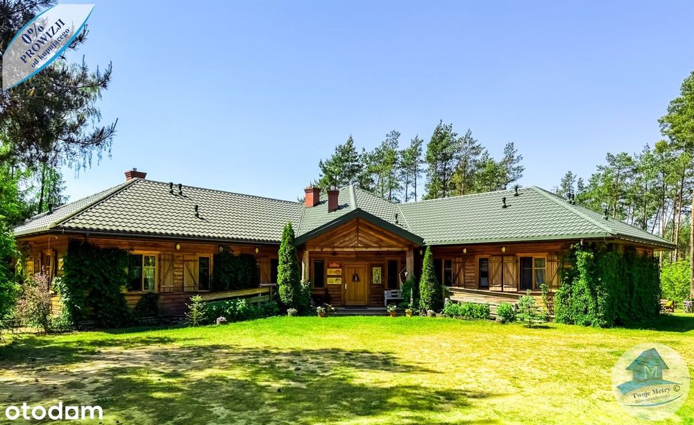 Wyjątkowe siedlisko w lesie, blisko jeziora-Skępe.