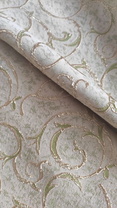 Штори оливкові кімната зал