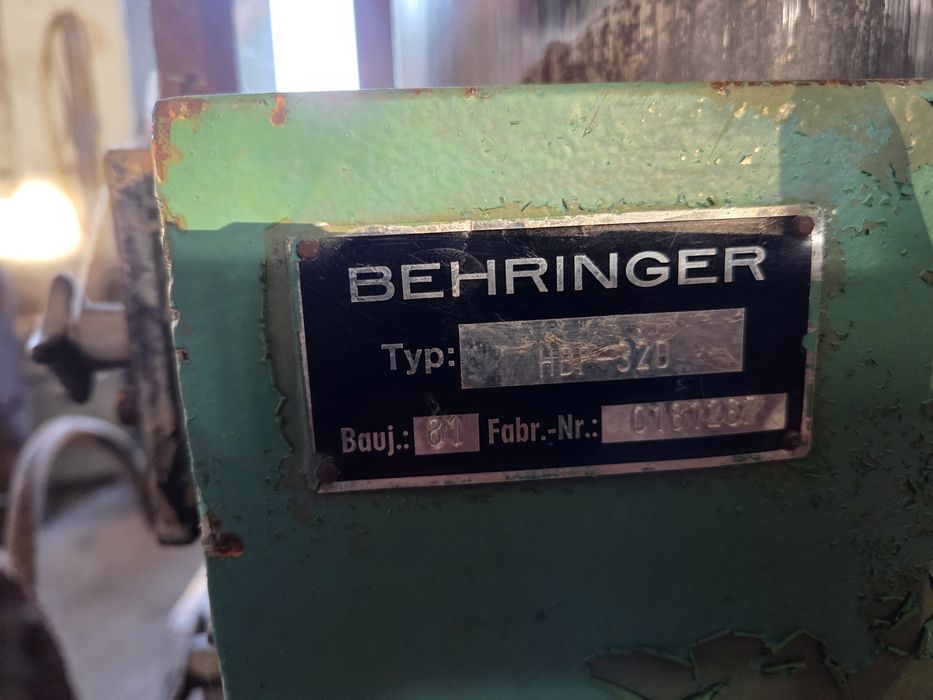 Piła taśmowa do metalu aluminium Behringer HBP 320
