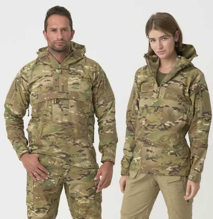 ‼️Helikon-Tex КУРТКА Tracer Anorak Polycotton Ripstop мультикам анорак кенгуру‼️