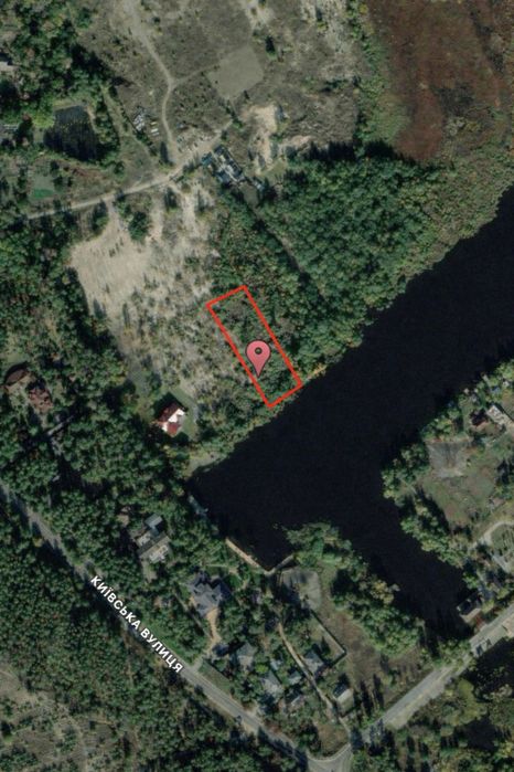 продаж земельної ділянки,с.Плюти,Обухівський р-н,з виходом на Козинку.