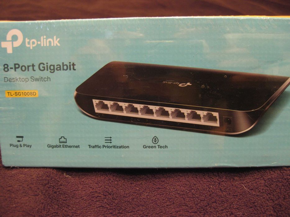 Продам гігабітний комутатор (switch) TР-link TL-SG1008D