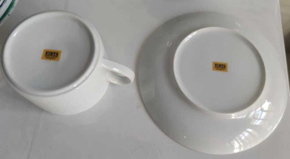 Conjunto de 6 chávenas de chá da marca Vista Alegre