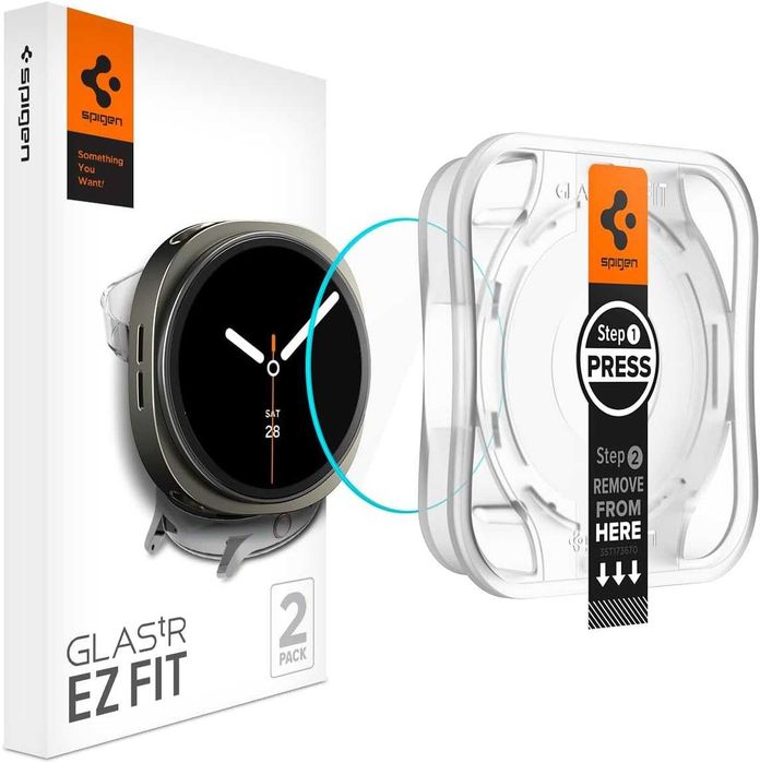 Samsung Galaxy Watch 9 44  Spigen EZ Fit Protetor de ecran
