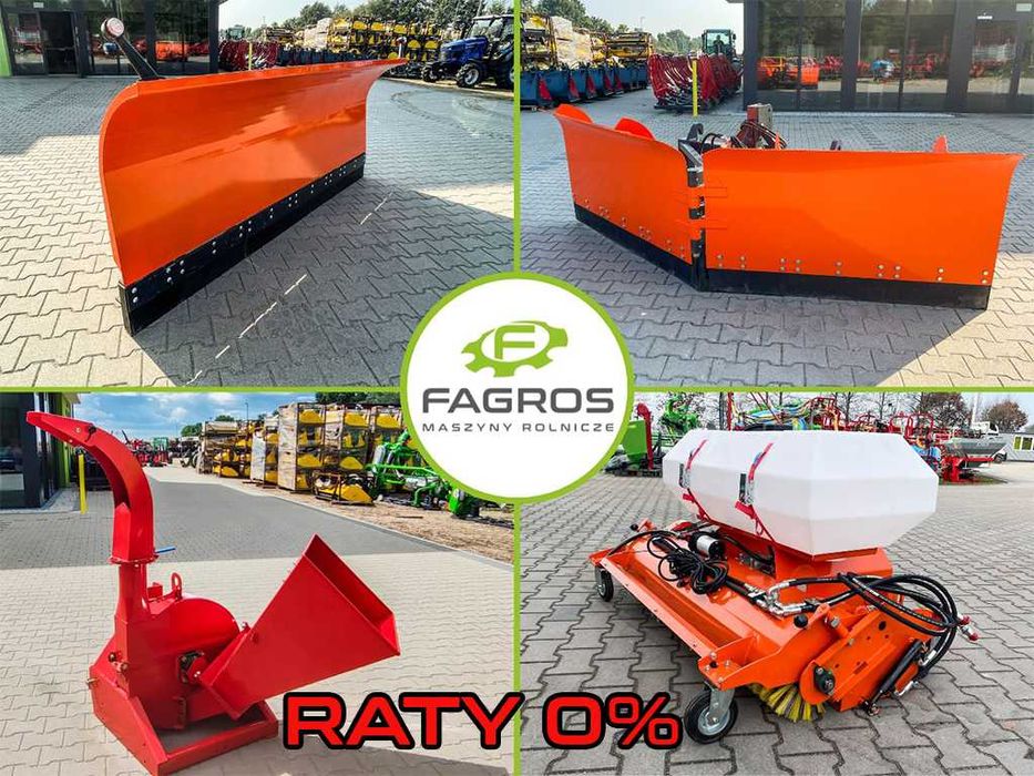 Pług śnieżny strzałka Zamiatarka Rębak Piaskarko Solarka RATY Dostawa