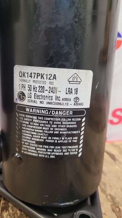 Компрессор  LG - 9. ( R-22)