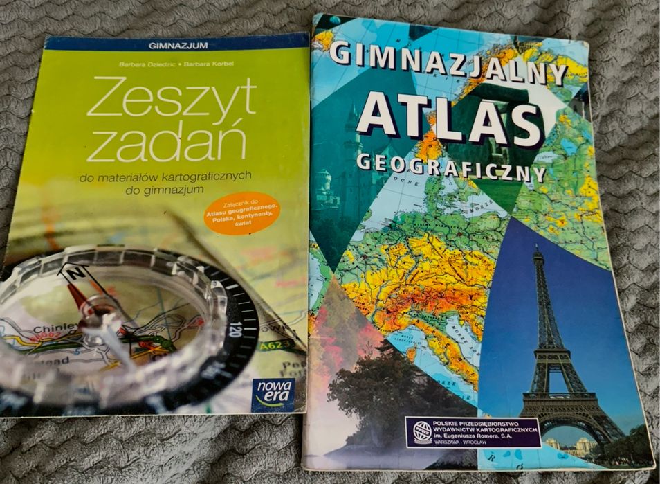 Atlas geograficzny i zestaw zadań do materiałów kartograficznych