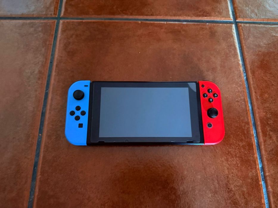 Nintendo Switch com jogos