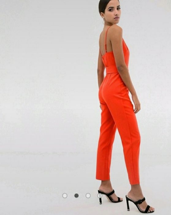 Kombinezon ASOS czerwony