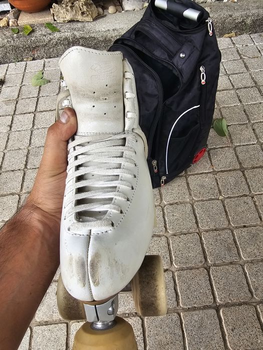 Patins de p. Artística mais mochila