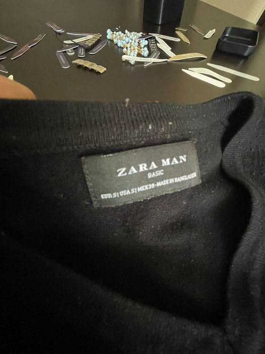 Camisola pullover gola V Zara (Homem)