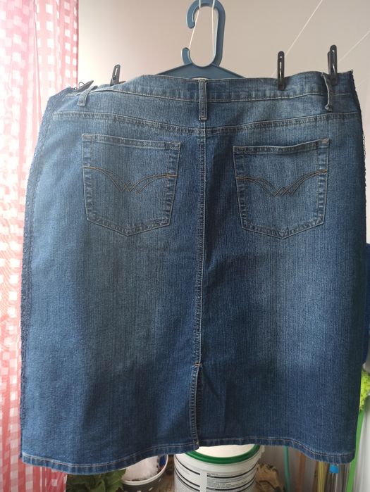 Спідниця джинсова 56 р