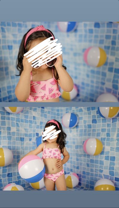 Cenário fotográfico Piscina (Tema Verão)