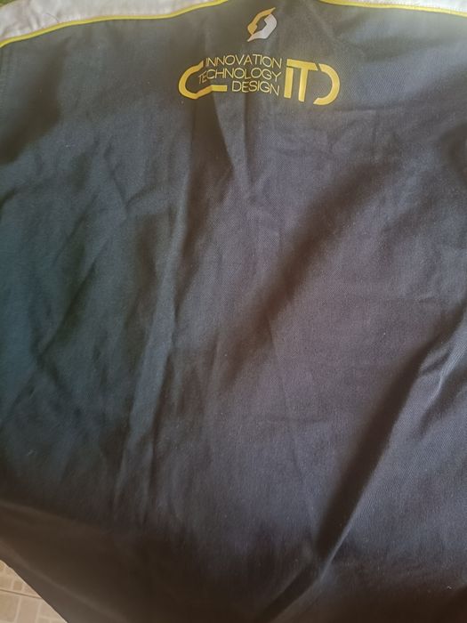 Koszulka techniczna rowerowa,serwisowa Scott Short ZIP caviar/Black xx