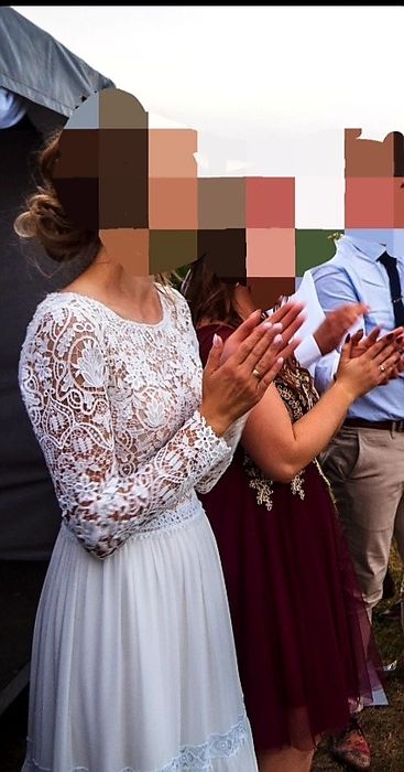 Suknia ślubna boho