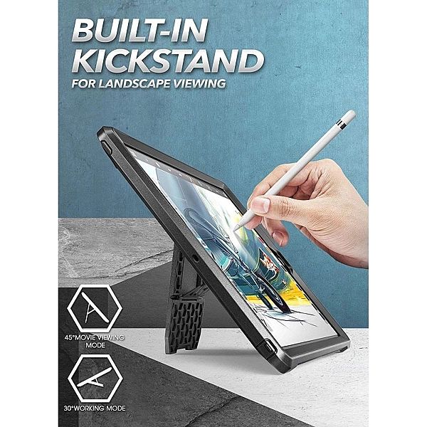 Etui Supcase Unicorn Beetle Pro do iPad 7 / 8 (10.2) 2019 / 2020 Black