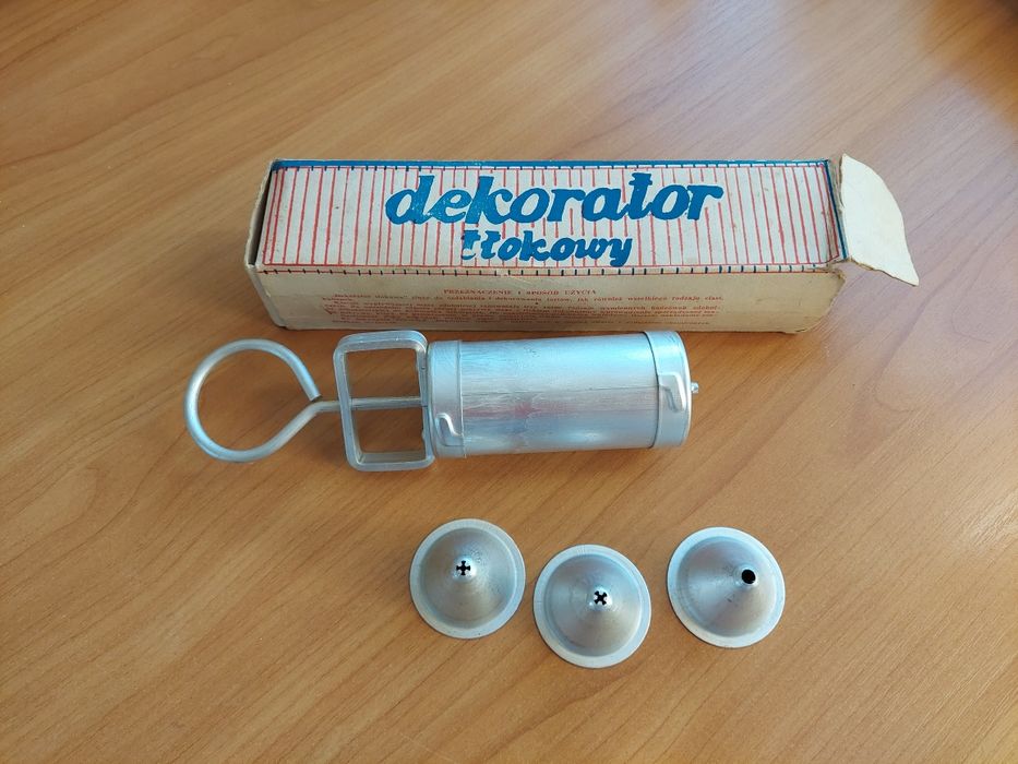 Dekorator tłokowy prl do ciast i deserów