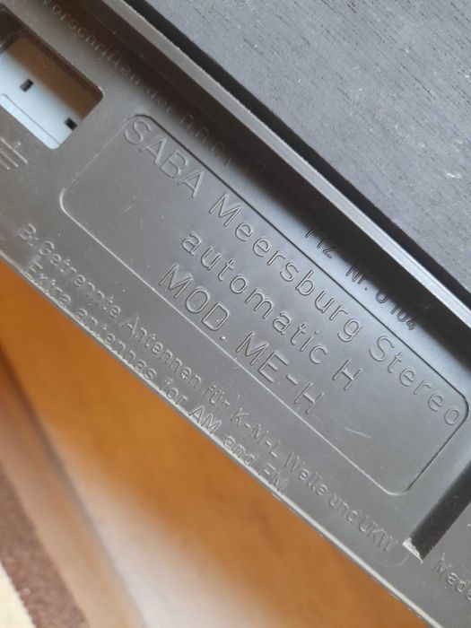 Стерео ресивер/підсилювач SABA з колонками