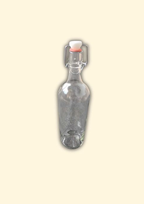 szklana butelka z zamknięciem — 500 ml — idealna na nalewki