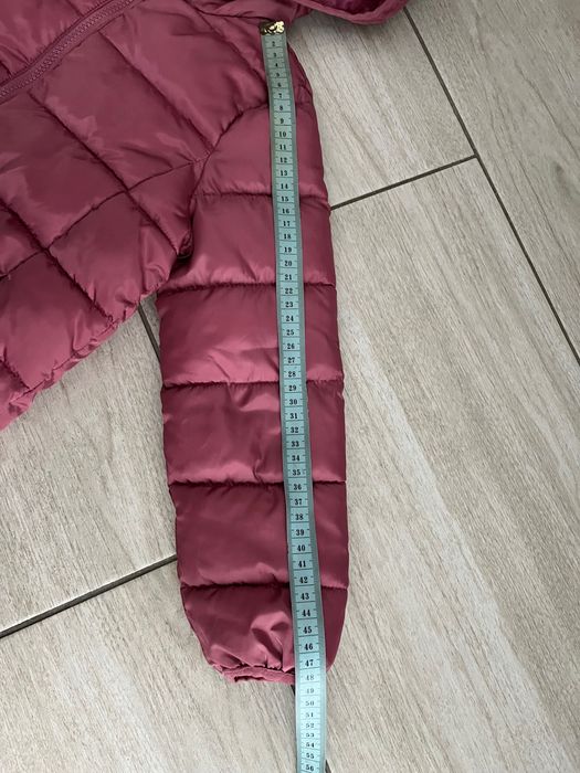 Дитяча демісезонна стьобана куртка для дівчинки Sinsay Темно-рожева