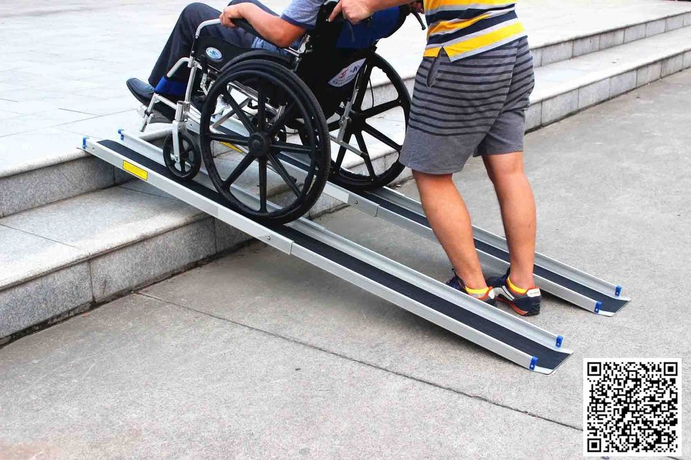 Rampas de alumínio para cadeiras de rodas e scooters - NOVAS
