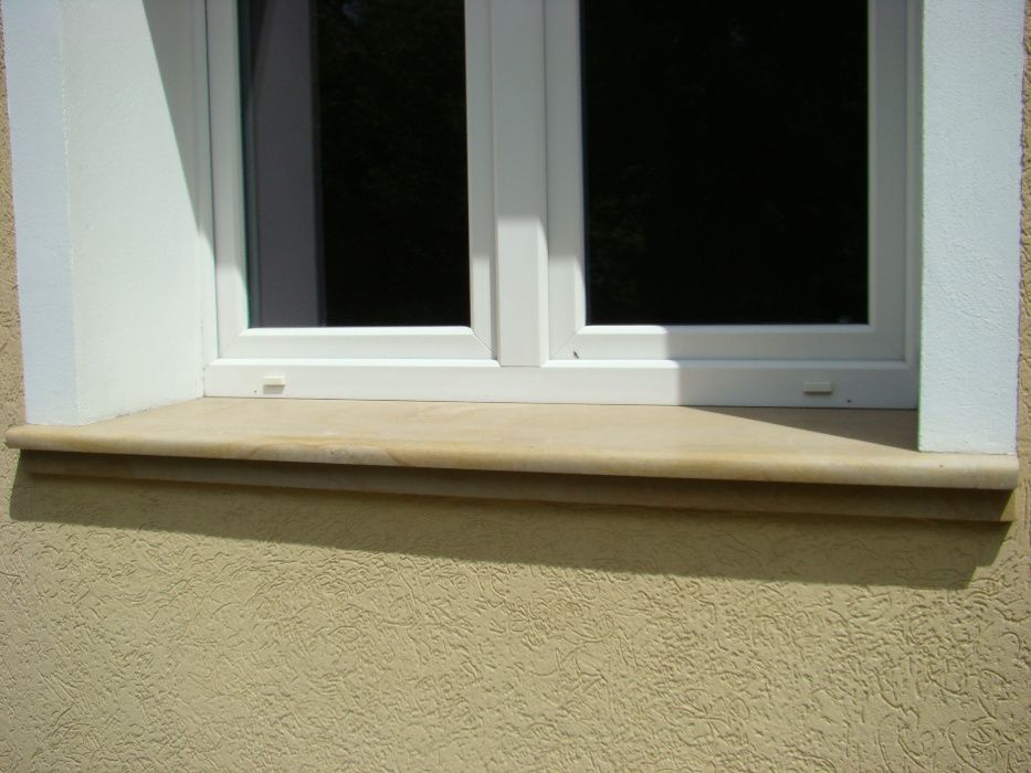 Kamienne parapety z piaskowca Długopole - wymiar, polerowane, trwałe