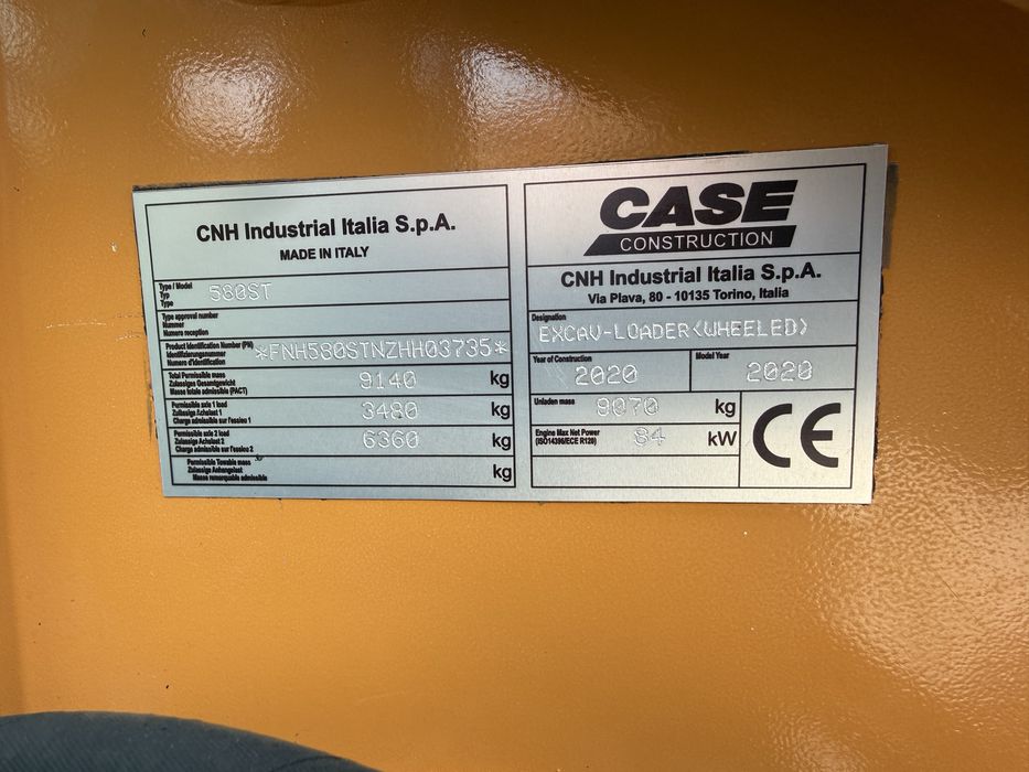 Екскаватор-навантажувач Case580 ST,2020