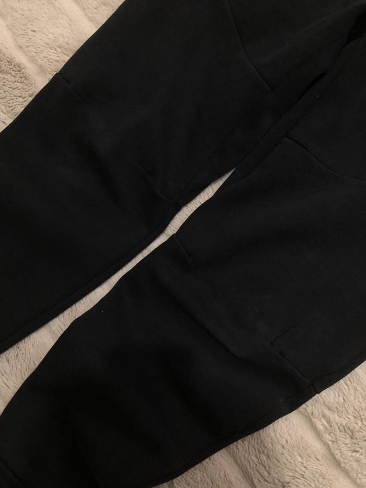 NIKE TECH FLEECE (S) мужские спортивные штаны брюки черные теч флис ор