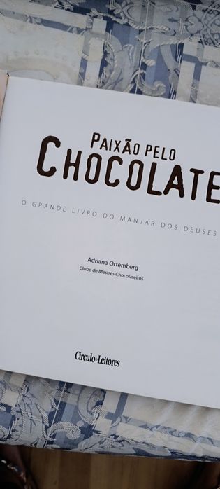 Livro Paixão pelo Chocolate usado