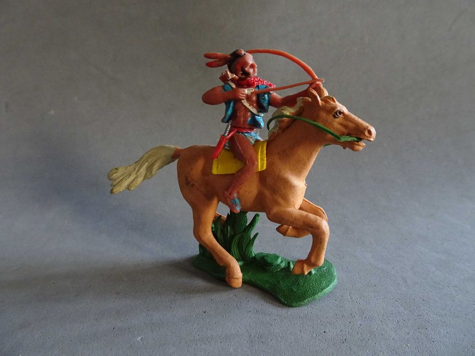 Britains Swoppets Índio com cavalo - Made in England