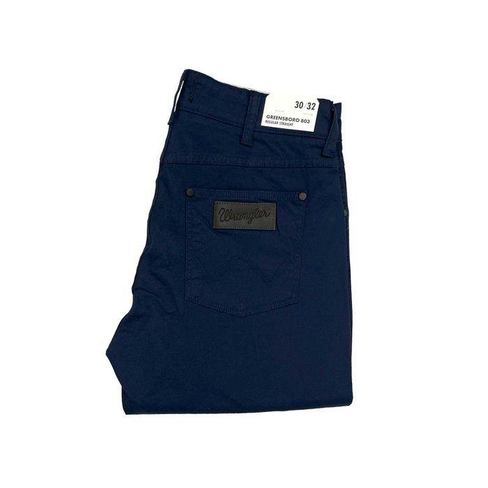 Spodnie męskie Wrangler Greensboro 803 Dark Navy W30 L32