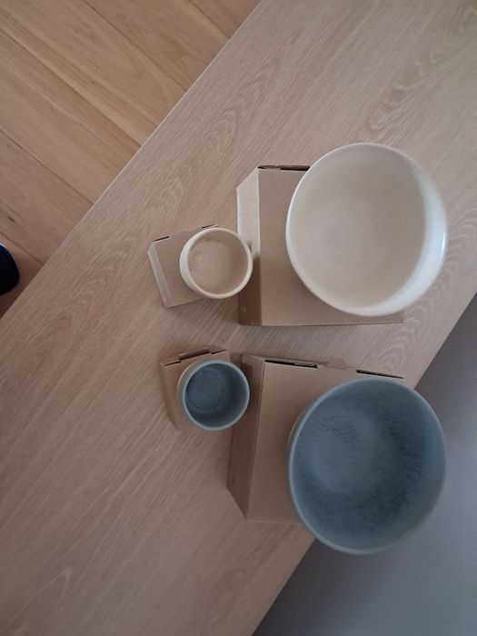 Nespresso Taça e Chávena Nespresso Costa Nova – Cor Areia e Caqui