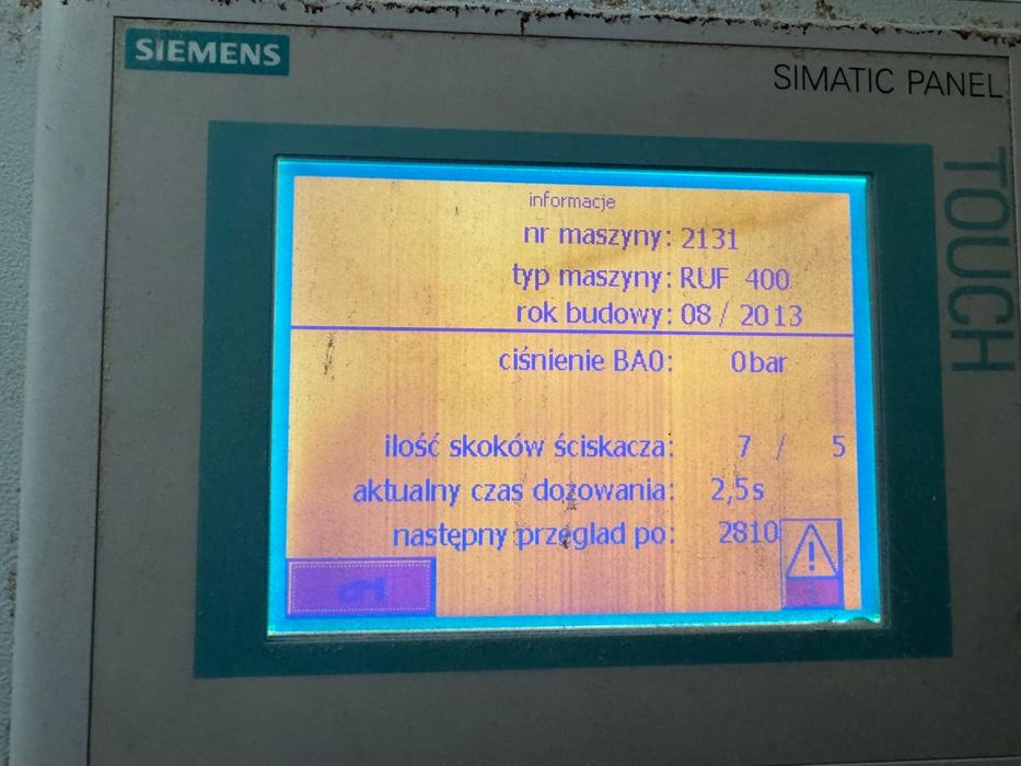 Brykieciarka MALISZ RUF 400 – rok prod. 08/13