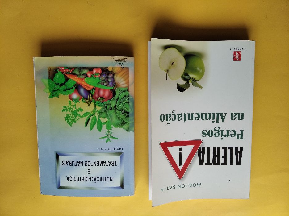 Diversos livros sobre saúde, nutrição alimentos, medicina