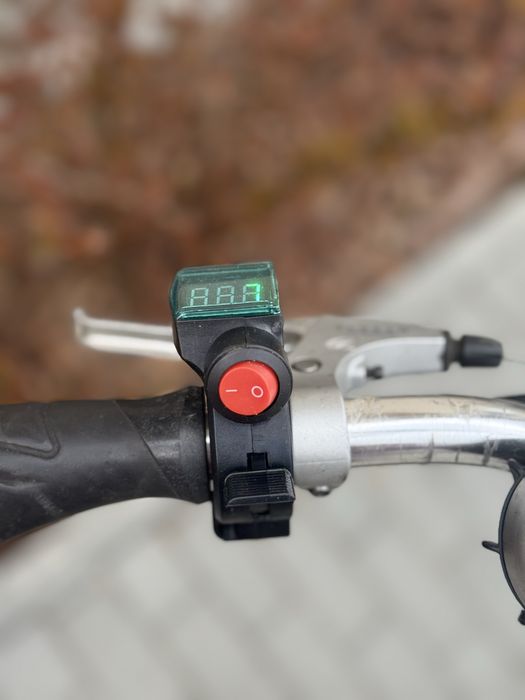 електро велосипед Sparta з Европи ручка газ