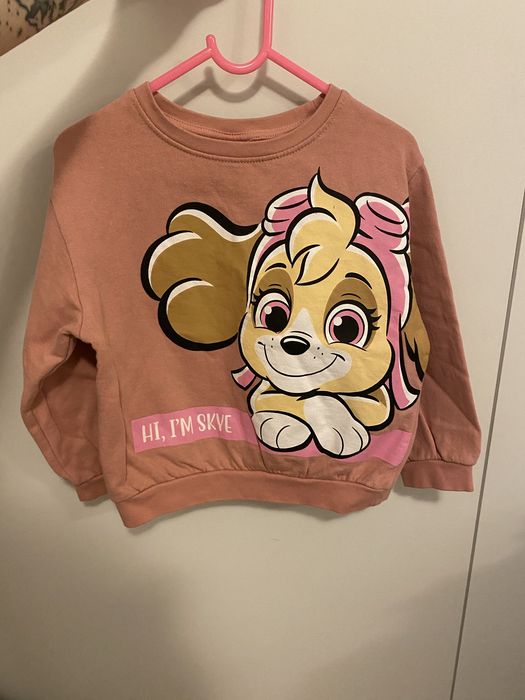 Bluza skye psi patrol bawełna stan idealny 116 paw patrol różowa