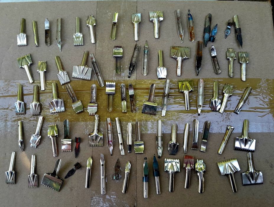 Перья плакатные и для письма-75шт