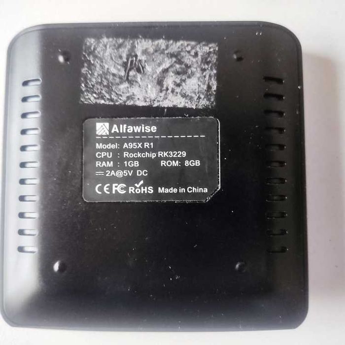 Box Alfawise A95X R1 1Gb Ram 8Gb Rom Rockchip 3229