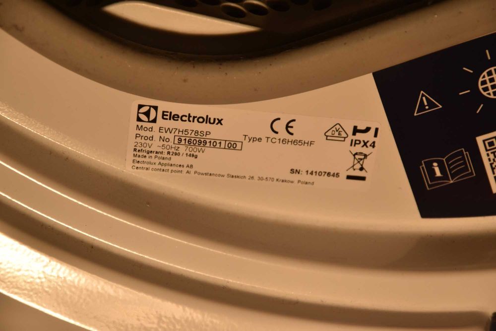Suszarka Electrolux perfectcare 700 na części