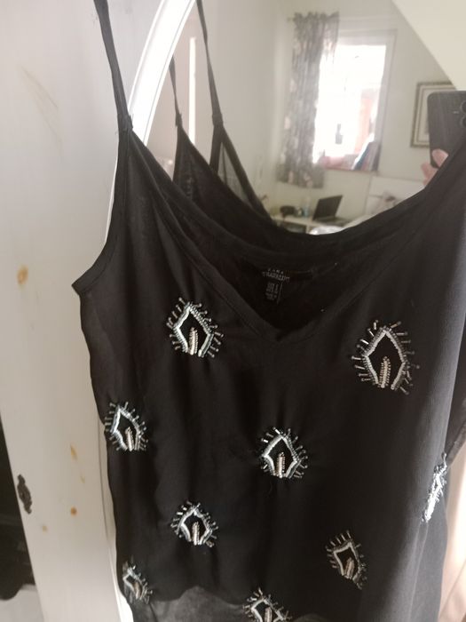 Zara top na ramiączkach