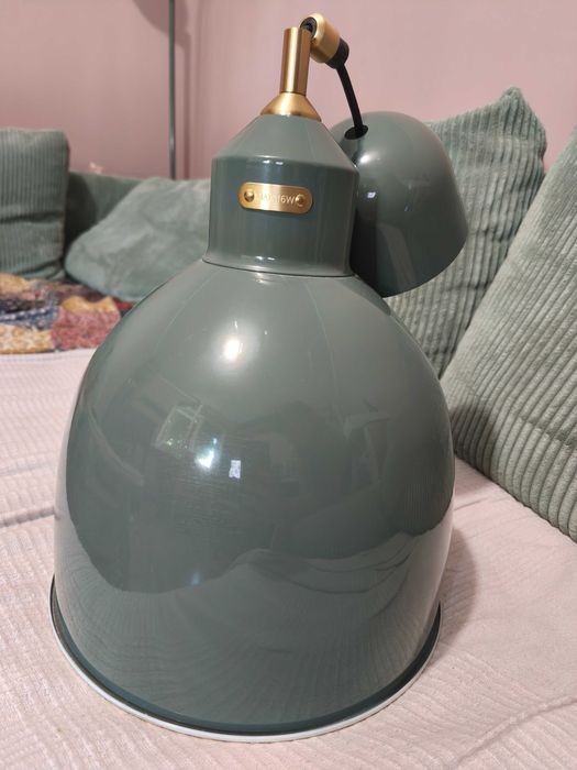 Lampa wisząca zielona / szarozielona IKEA rodflik