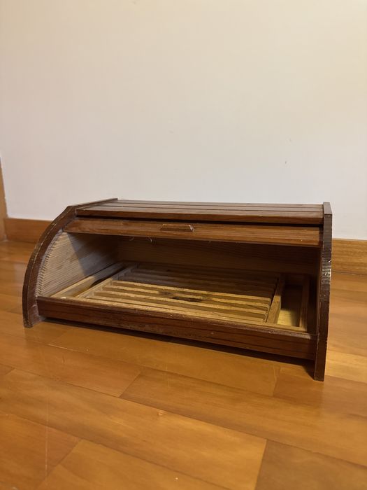 Caixa do pão | padeira | guarda-pão madeira