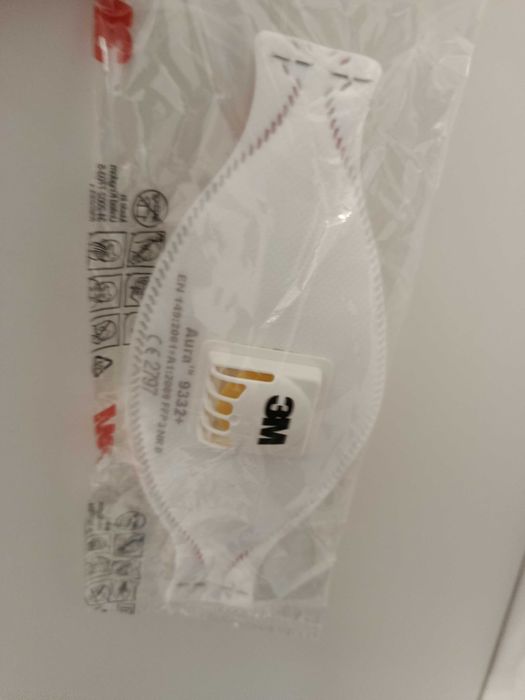 Przeciwpyłowa półmaska filtrująca 3M 9332+ AURA FFP3V 10 sztuk